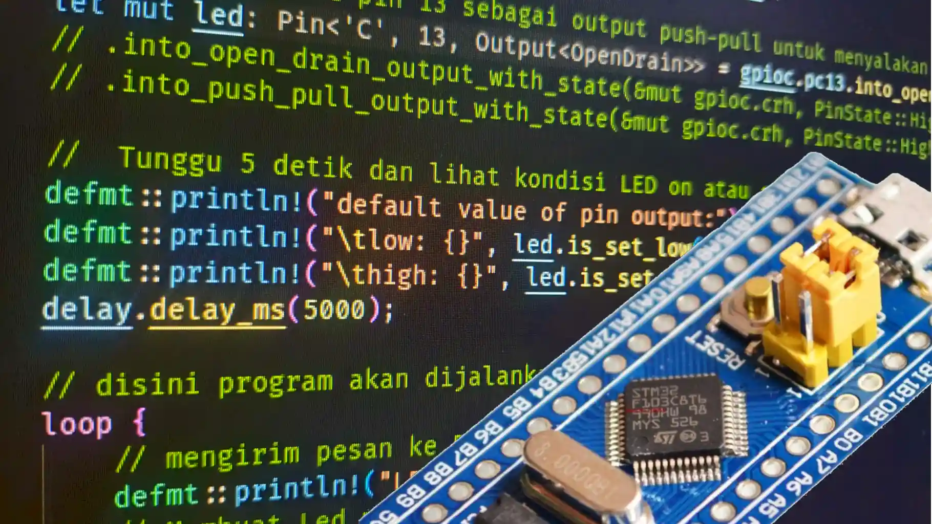 Mastering GPIO on STM32 Blue Pill: The Modern Way with Rust